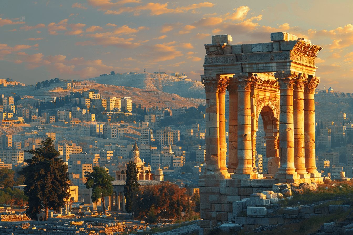 Vue panoramique des sites historiques d'Amman
Visiteurs découvrant la culture jordanienne à Amman