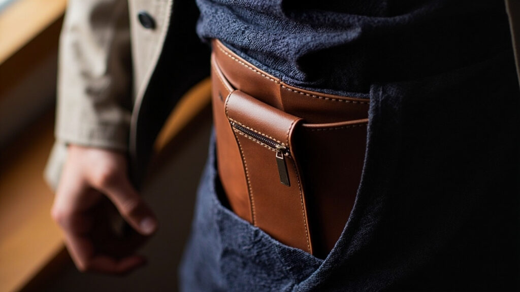 Ceinture dissimulant des billets