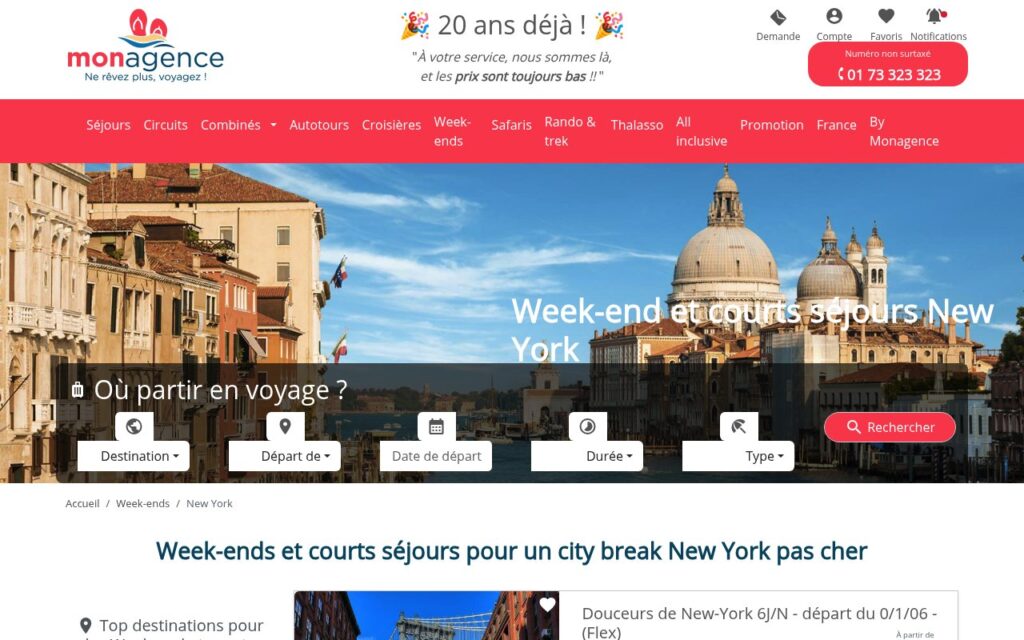 monagence voyage newyork